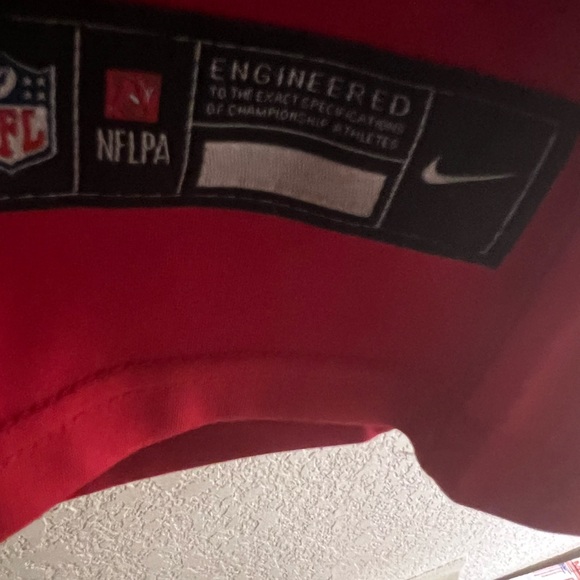 NWT UNISEX SMALL DEEBO SAMUEL NIKE NFL RED & WHITE JERSEY #19 - Picture 9 of 10